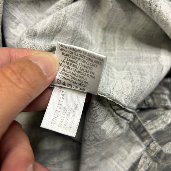 Men’s 2XL Puritan All Over Fish Salmon Trout Print Shirt.  SKU B2 - Picture 5 of 5